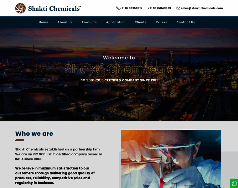 Shaktichemicals.com thumbnail