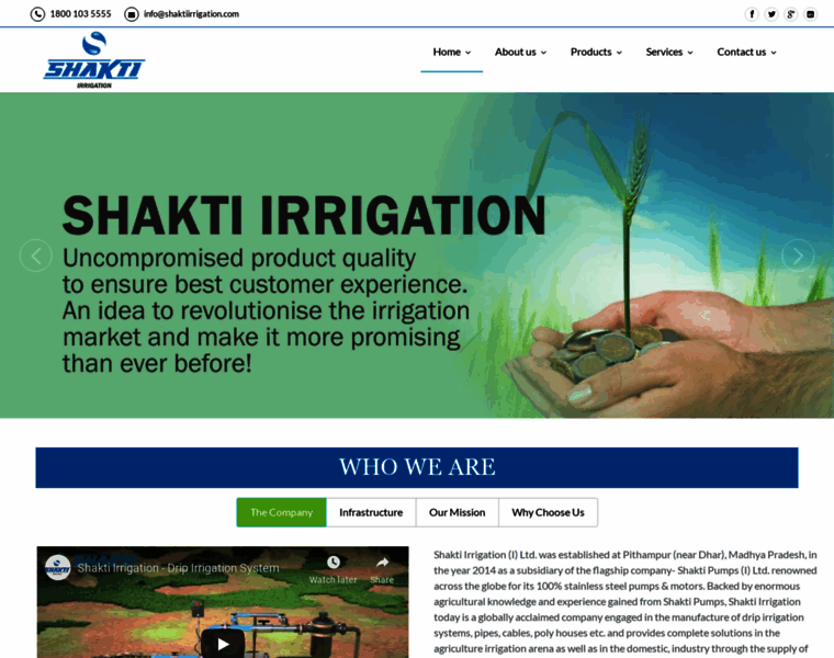 Shaktiirrigation.com thumbnail
