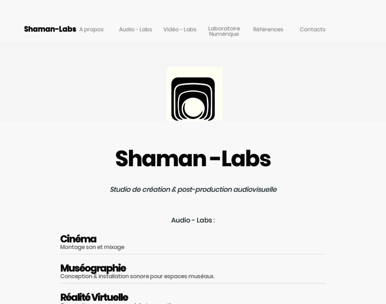 Shaman-labs.com thumbnail