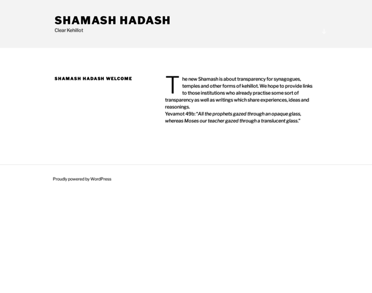 Shamash.org thumbnail