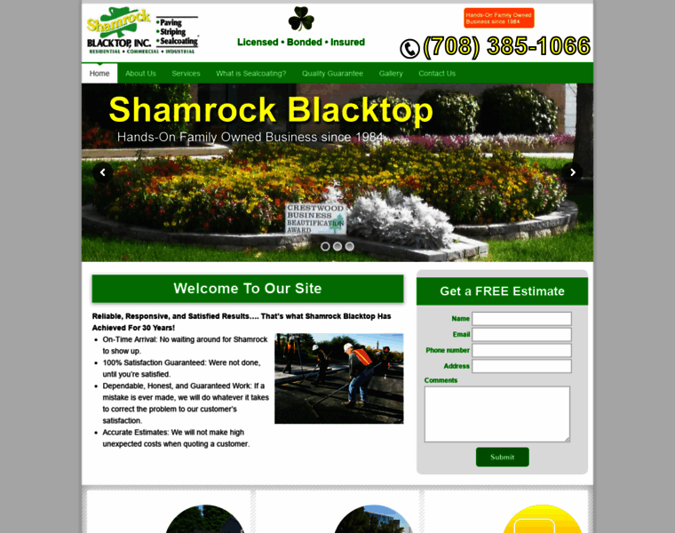 Shamrockblacktop.com thumbnail