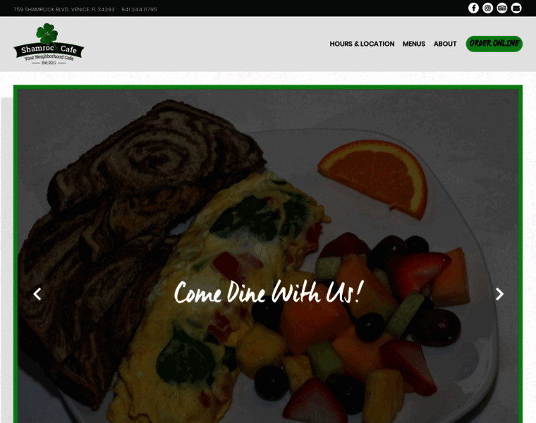 Shamrockcafevenice.com thumbnail