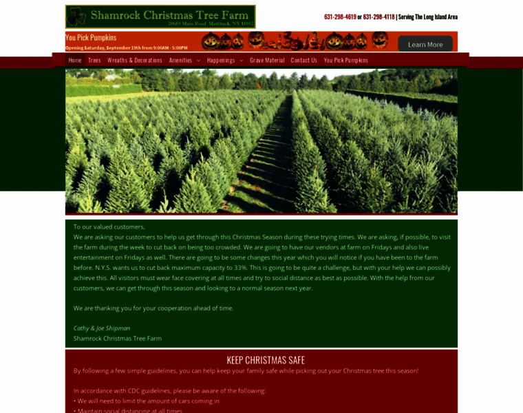 Shamrockchristmastreefarm.com thumbnail