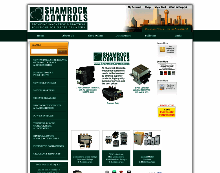 Shamrockcontrols.com thumbnail