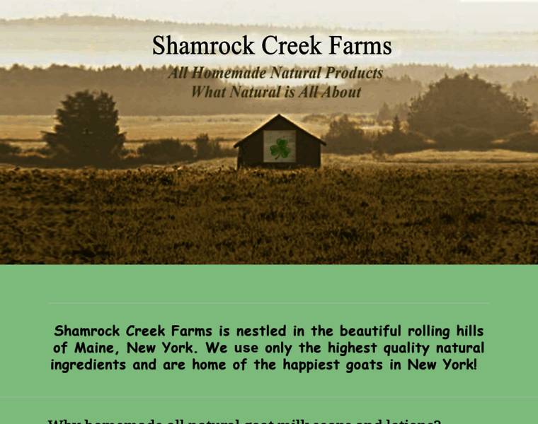Shamrockcreekfarms.com thumbnail