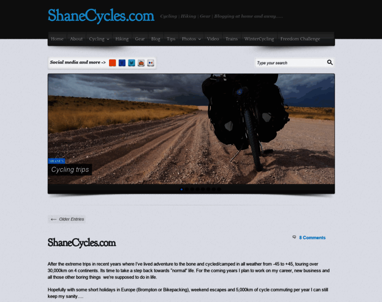 Shanecycles.com thumbnail