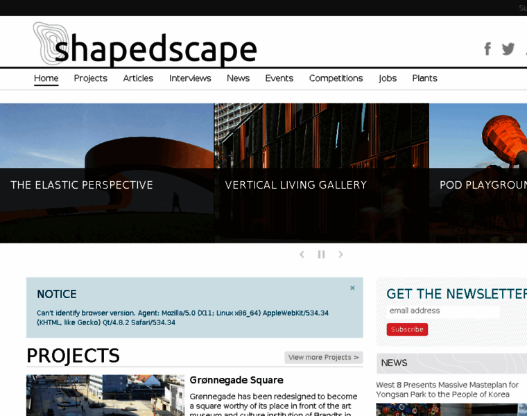 Shapedscape.com thumbnail