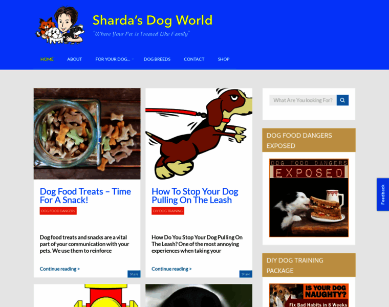 Shardabakersdogworld.com thumbnail