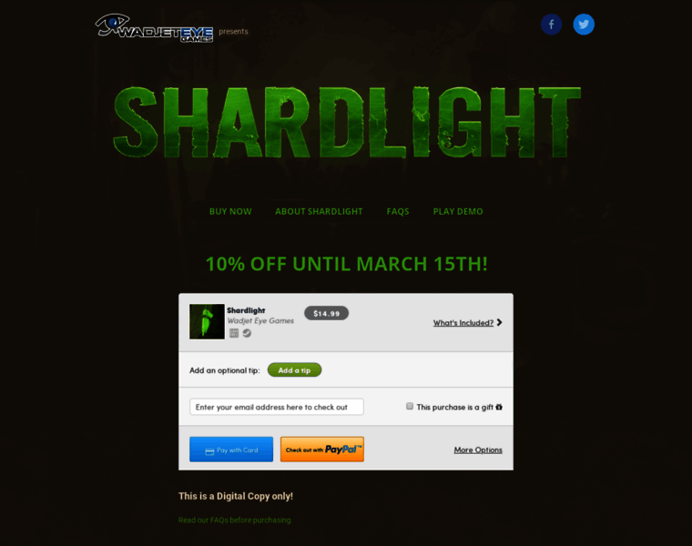 Shardlight-game.com thumbnail