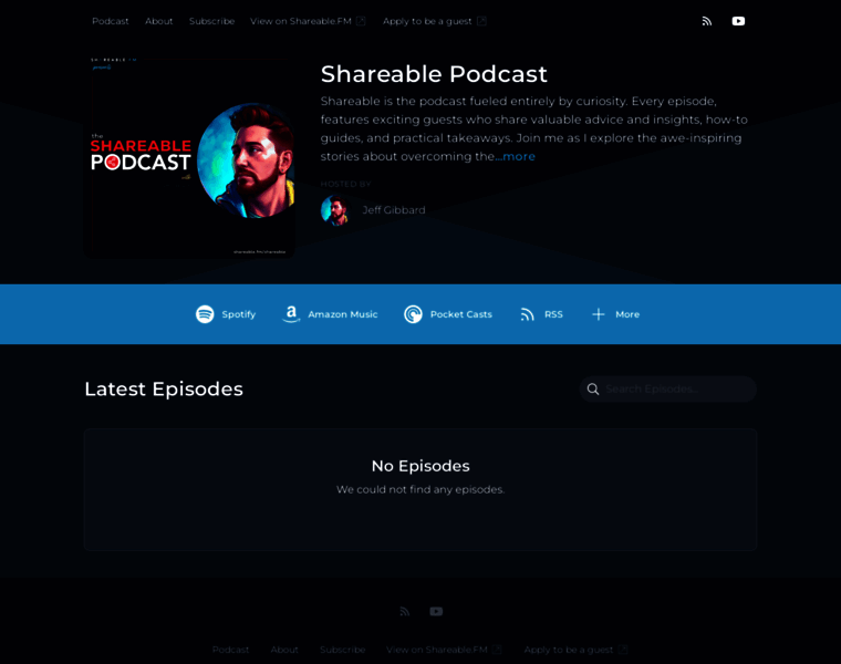 Shareablepodcast.com thumbnail