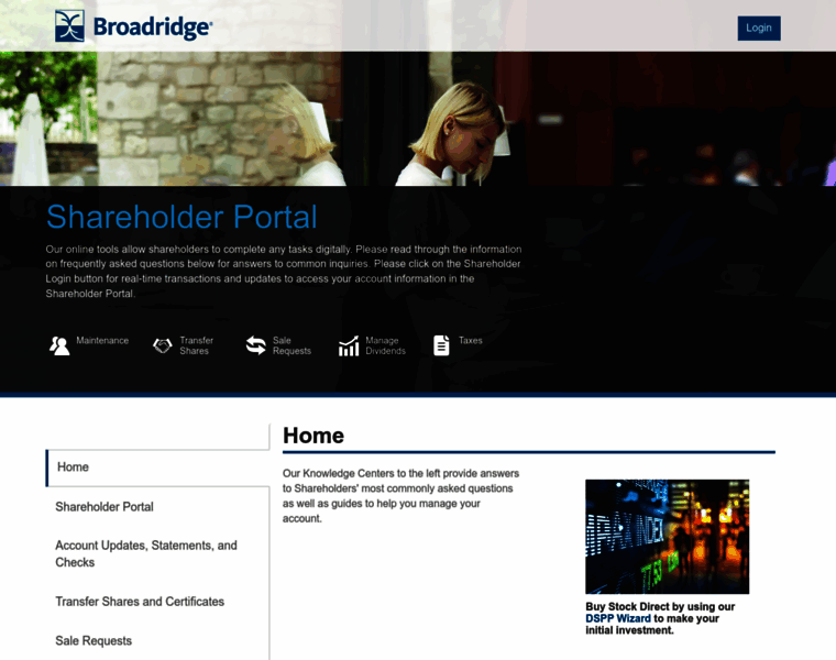 Shareholder.broadridge.com thumbnail