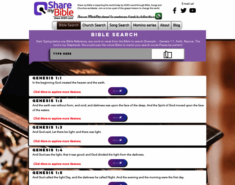 Sharemybible.com thumbnail