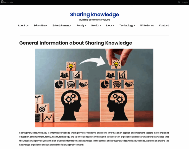 Sharingknowledge.world.edu thumbnail