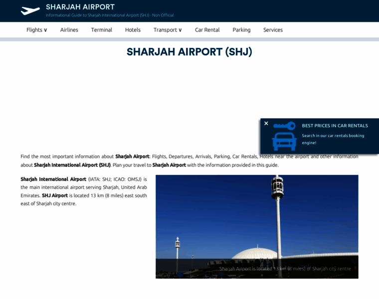 Sharjah-airport.com thumbnail