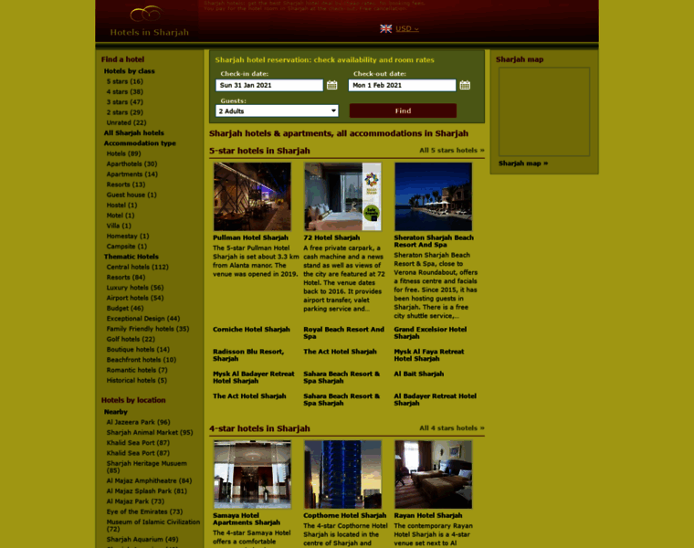 Sharjahhotel.net thumbnail