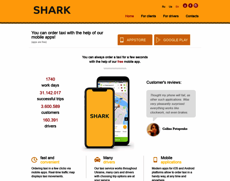 Shark-taxi.com thumbnail