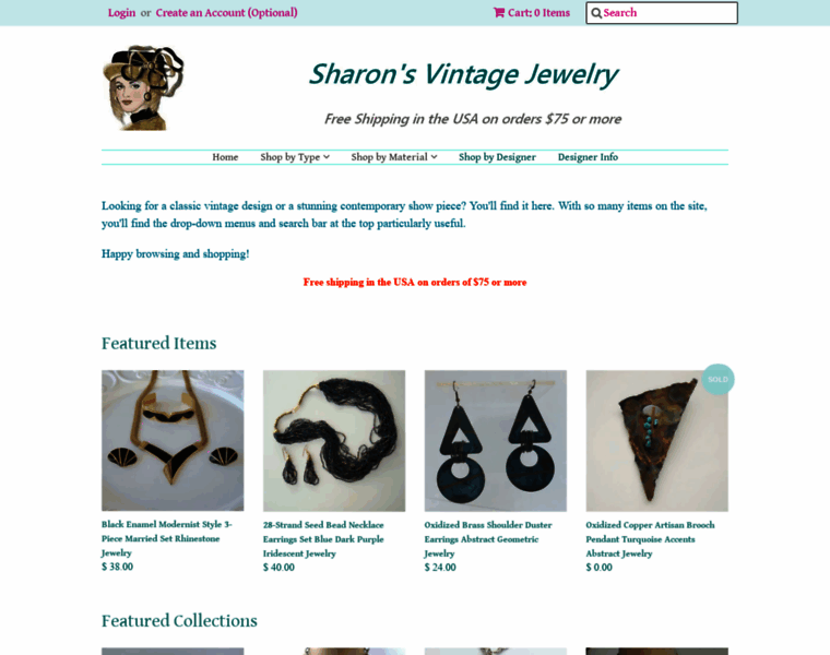 Sharonsvintagejewelry.com thumbnail