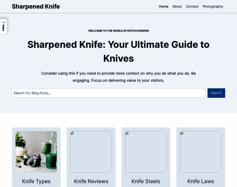 Sharpenedknife.com thumbnail