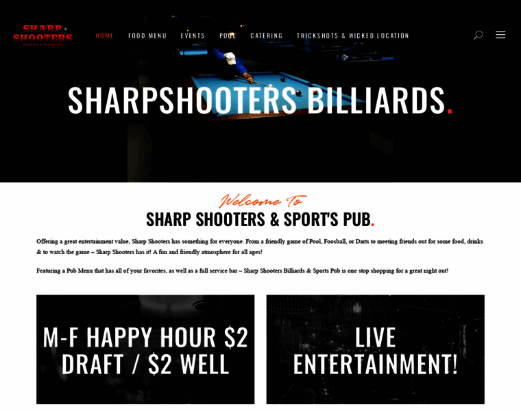 Sharpshootersbilliards.com thumbnail
