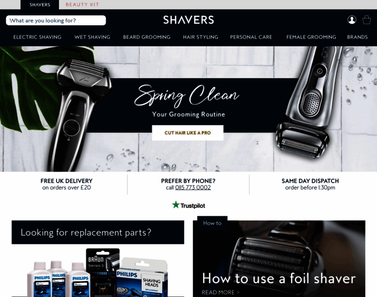 Shavers.co.uk thumbnail Shavers.co.uk thumbnail