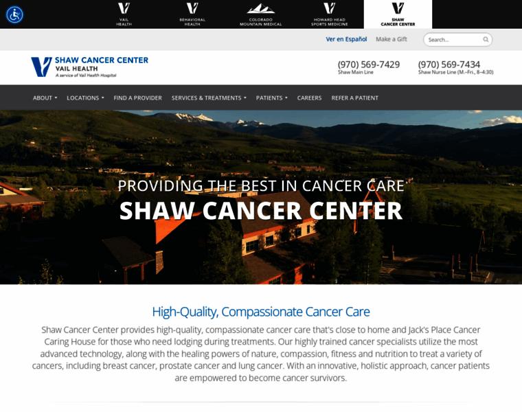 Shawcancercenter.com thumbnail