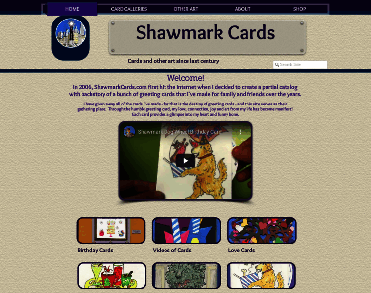 Shawmarkcards.com thumbnail