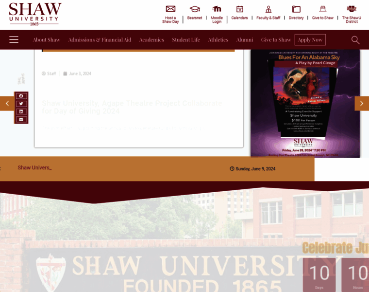 Shawuniversity.edu thumbnail