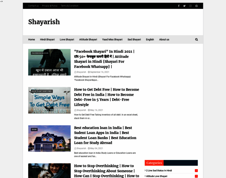 Shayarish.com thumbnail