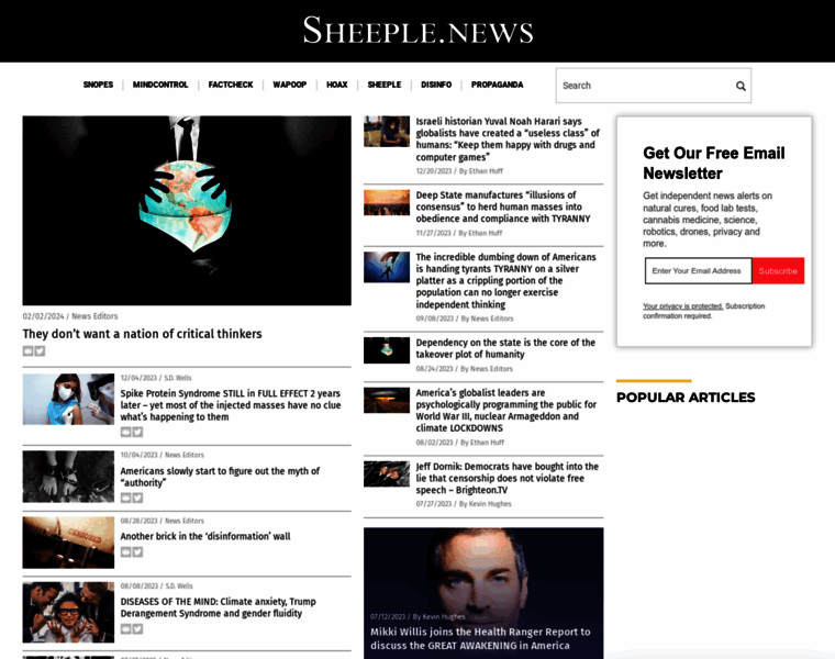 Sheeple.news thumbnail