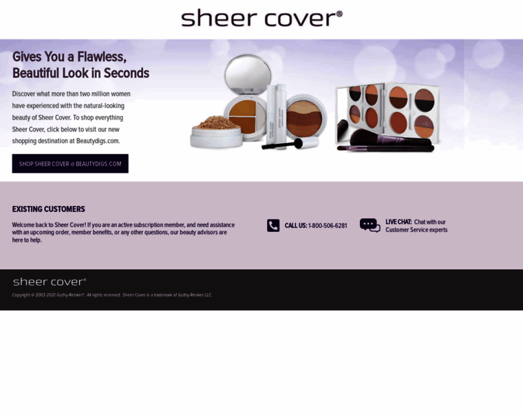 Sheercover.com thumbnail