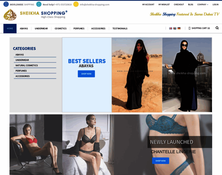 Sheikha-shopping.com thumbnail