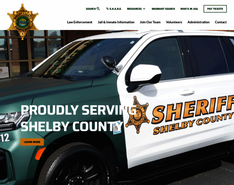 Shelby-sheriff.org thumbnail