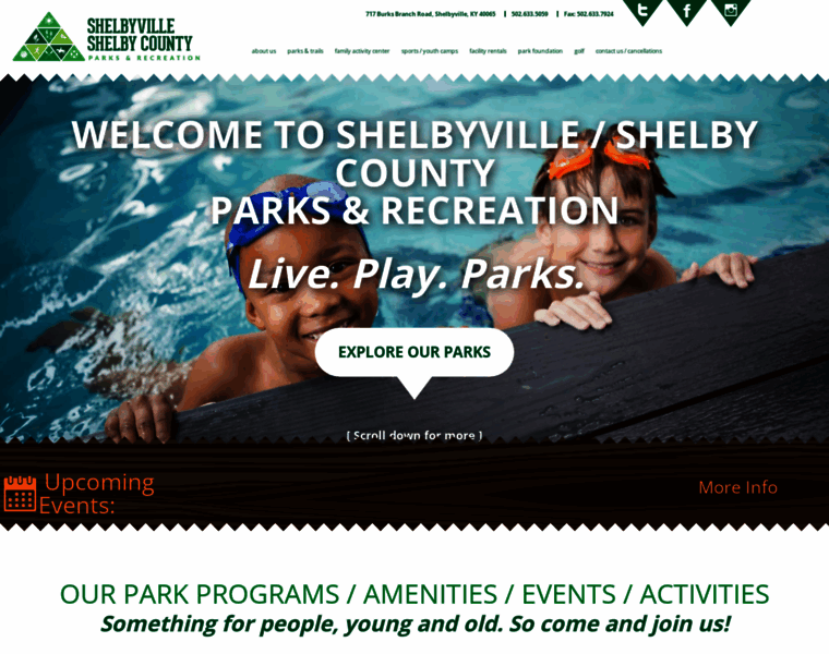 Shelbycountyparks.com thumbnail