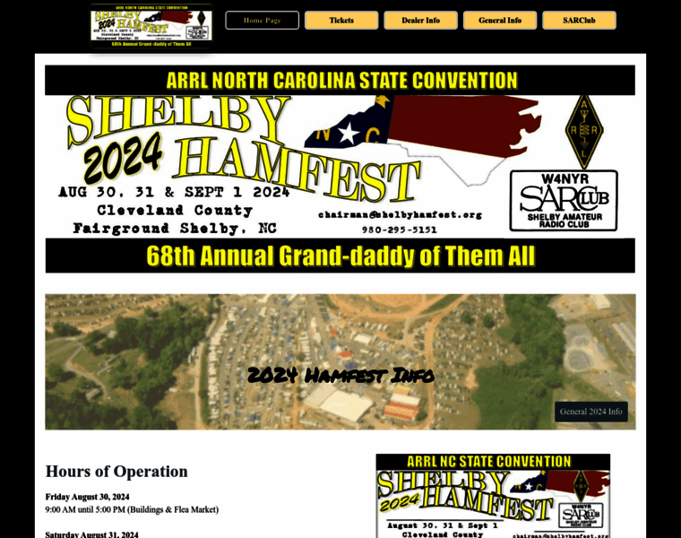 Shelbyhamfest.com thumbnail