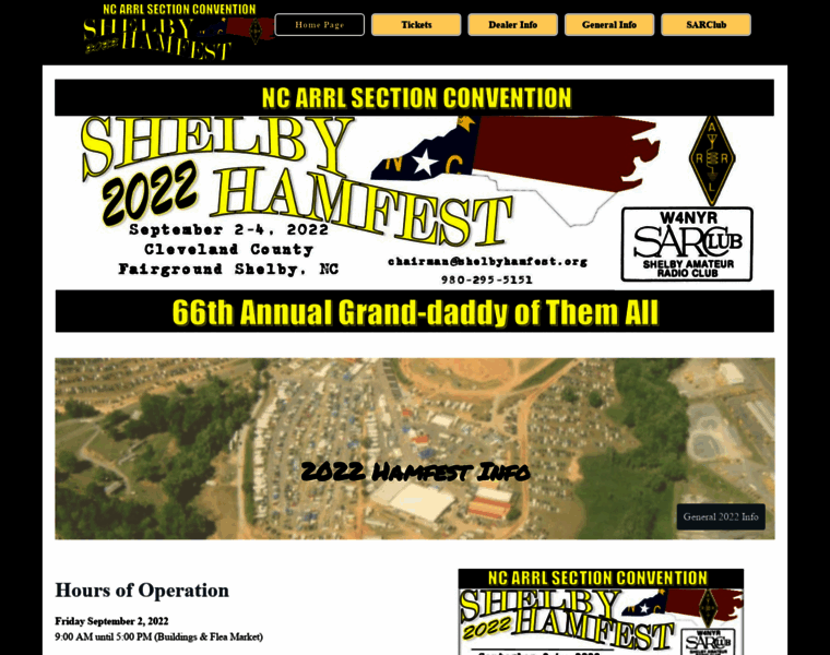 Shelbyhamfest.org thumbnail