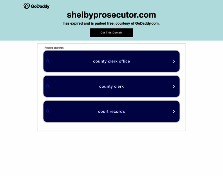 Shelbyprosecutor.com thumbnail