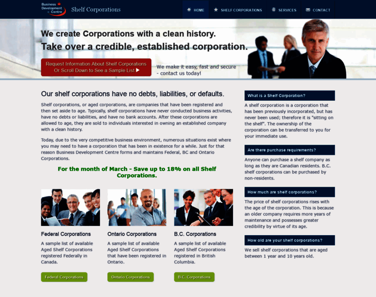Shelf-corporation.ca thumbnail