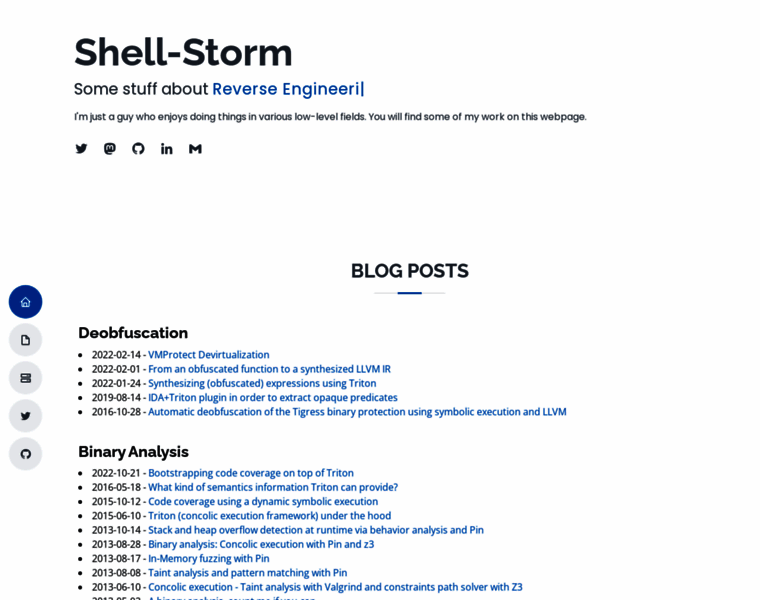 Shell-storm.org thumbnail