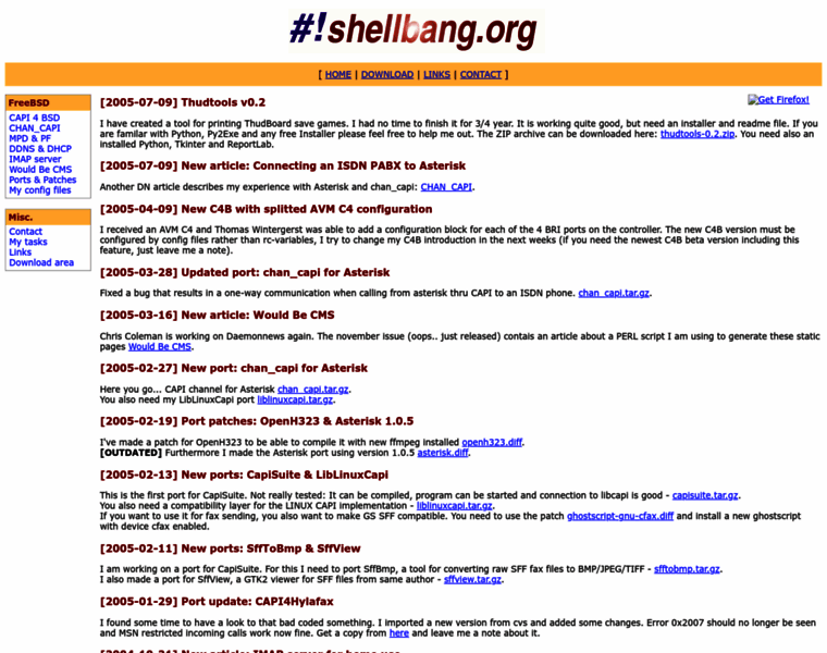 Shellbang.org thumbnail