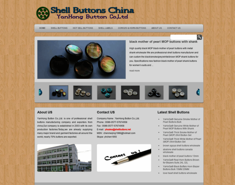 Shellbuttons.net thumbnail