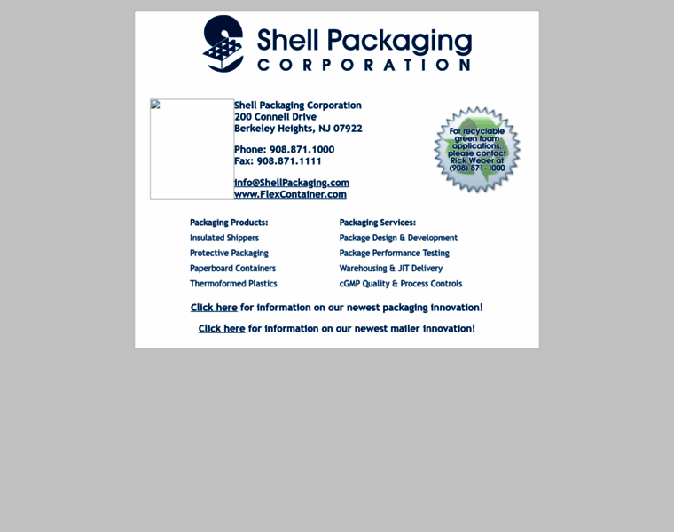 Shellpackaging.com thumbnail