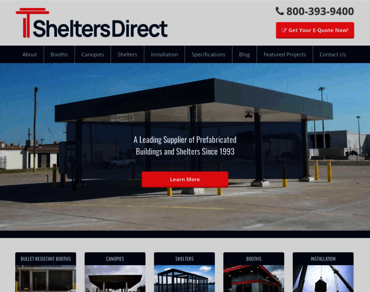 Sheltersdirect.com thumbnail