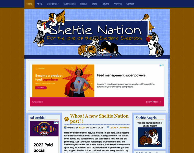Sheltienation.com thumbnail