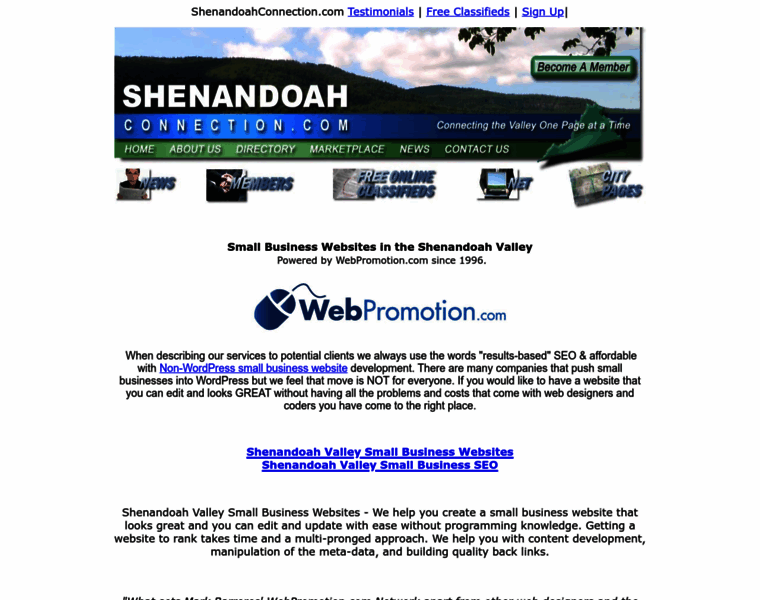 Shenandoahconnection.com thumbnail