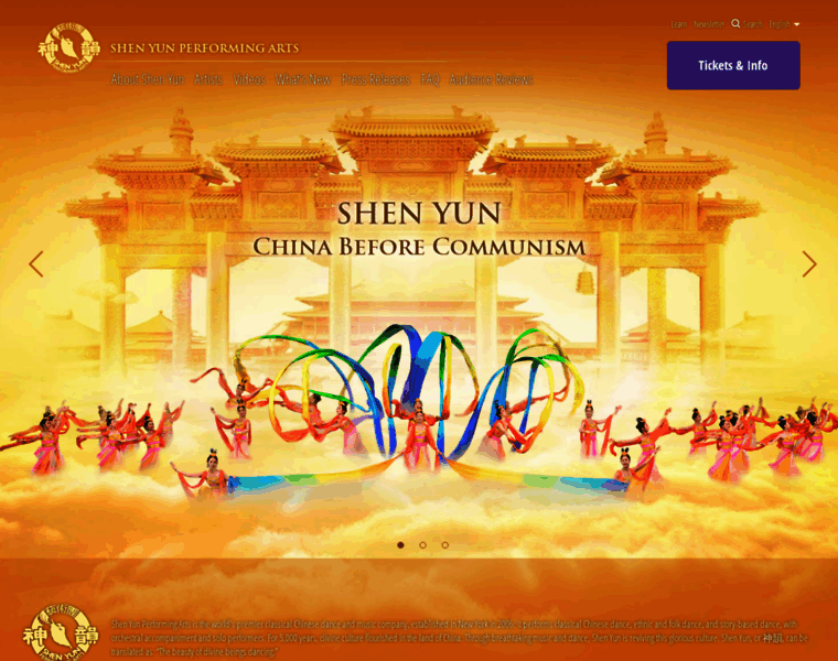 Shenyunperformingarts.org thumbnail