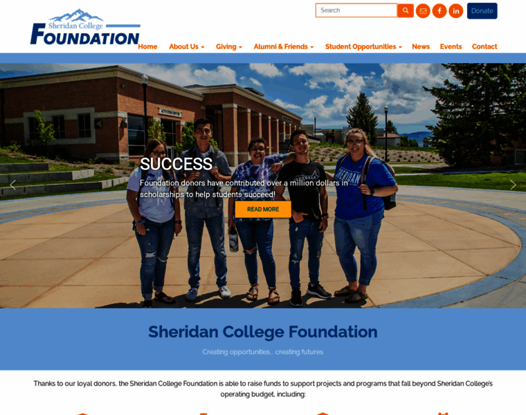 Sheridancollegefoundation.org thumbnail