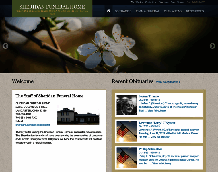 Sheridanfuneralhome.net thumbnail Sheridanfuneralhome.net thumbnail