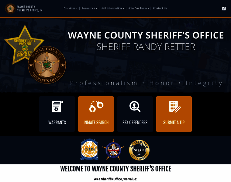 Sheriff.co.wayne.in.us thumbnail
