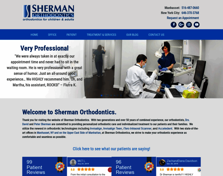 Shermanorthodontics.net thumbnail