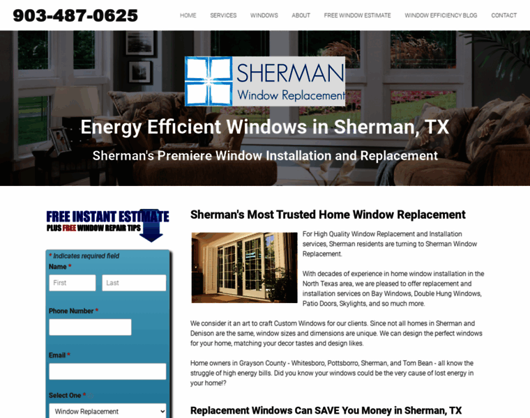 Shermanwindowreplacement.com thumbnail